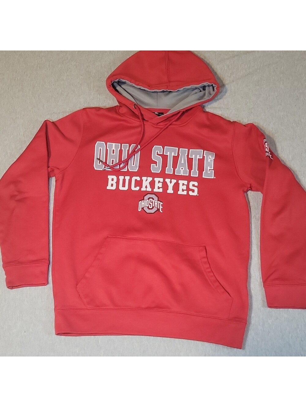 Colosseum Ohio State Buckeyes Men's Pullover Hoodie Sweatshirt - Red, Size S
